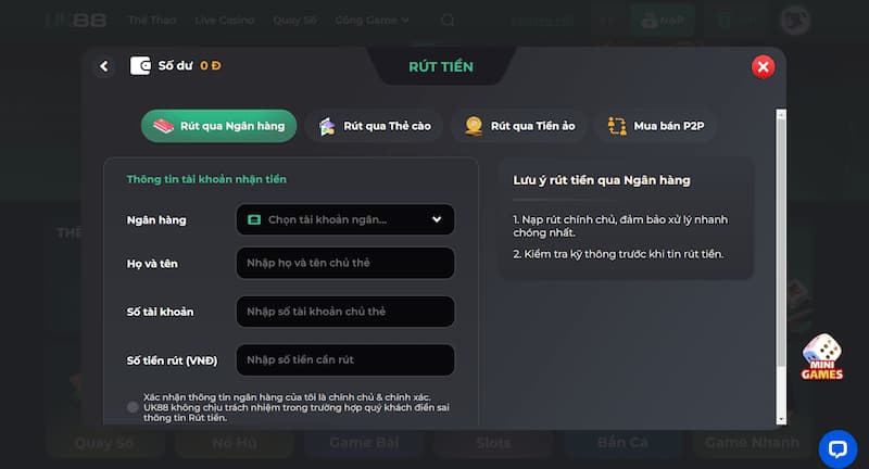 loi ich khi rut tien tai uk88 Lợi ích khi rút tiền tại UK88
